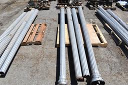 30652- (4) LIGHT POLES w/ BASES