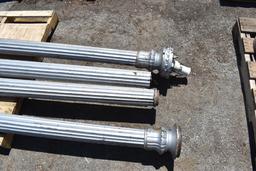30652- (4) LIGHT POLES w/ BASES