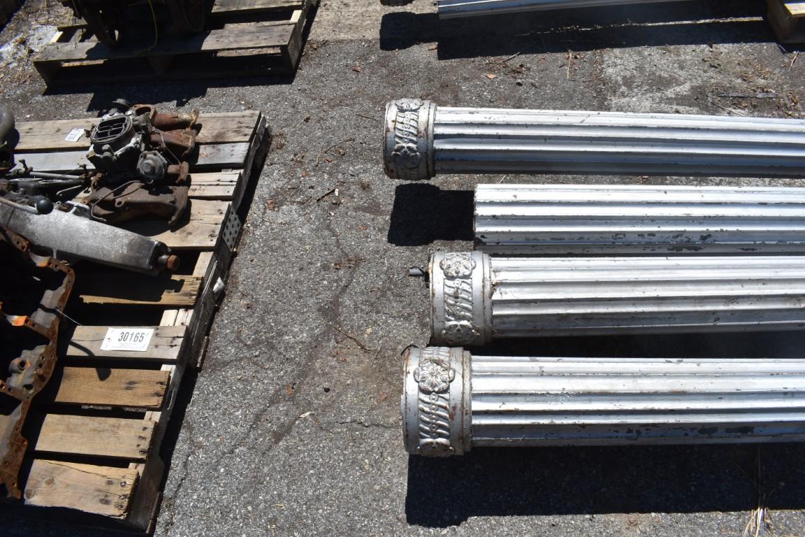 30652- (4) LIGHT POLES w/ BASES