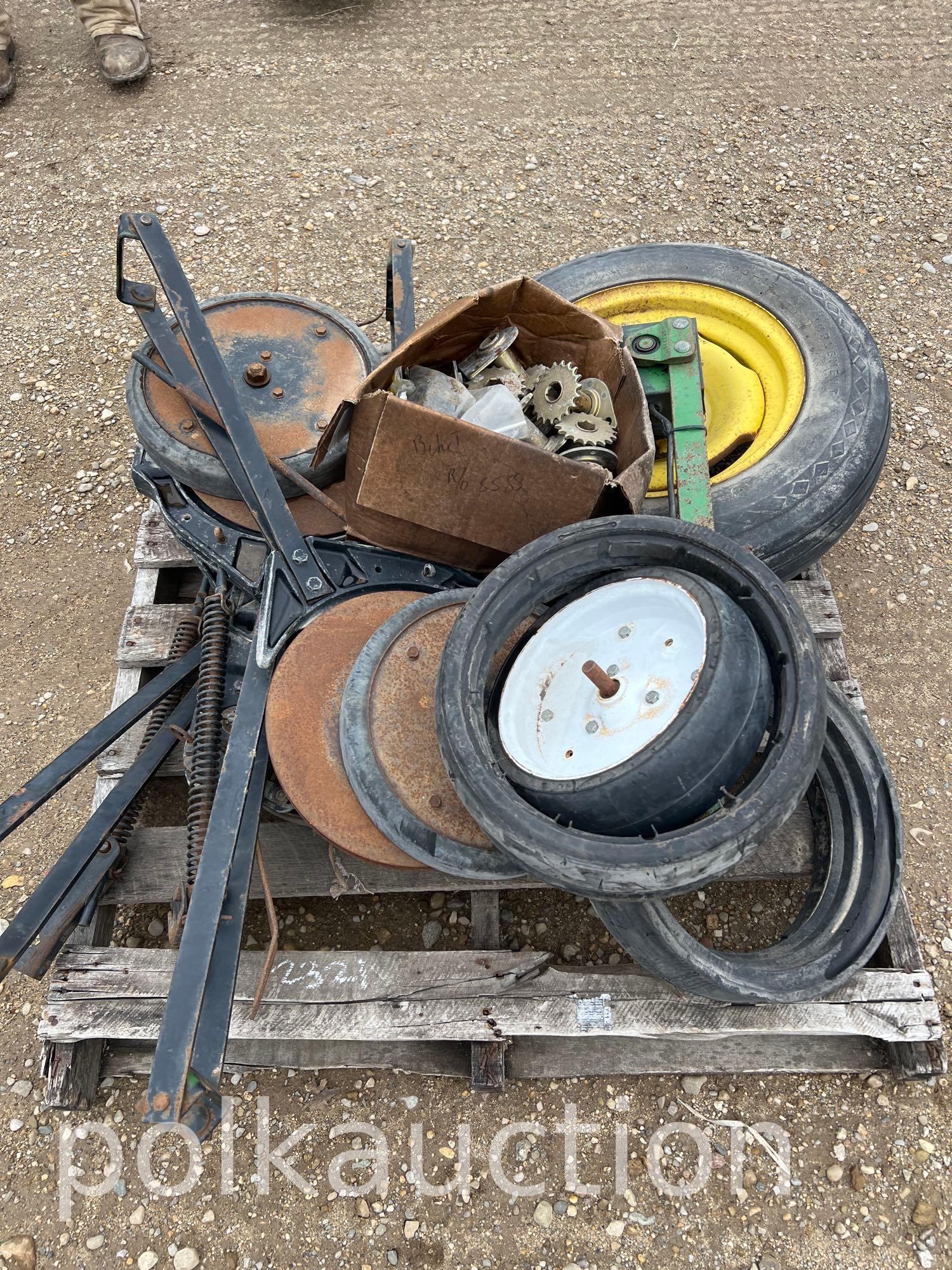 SKID OF PLANTER PARTS