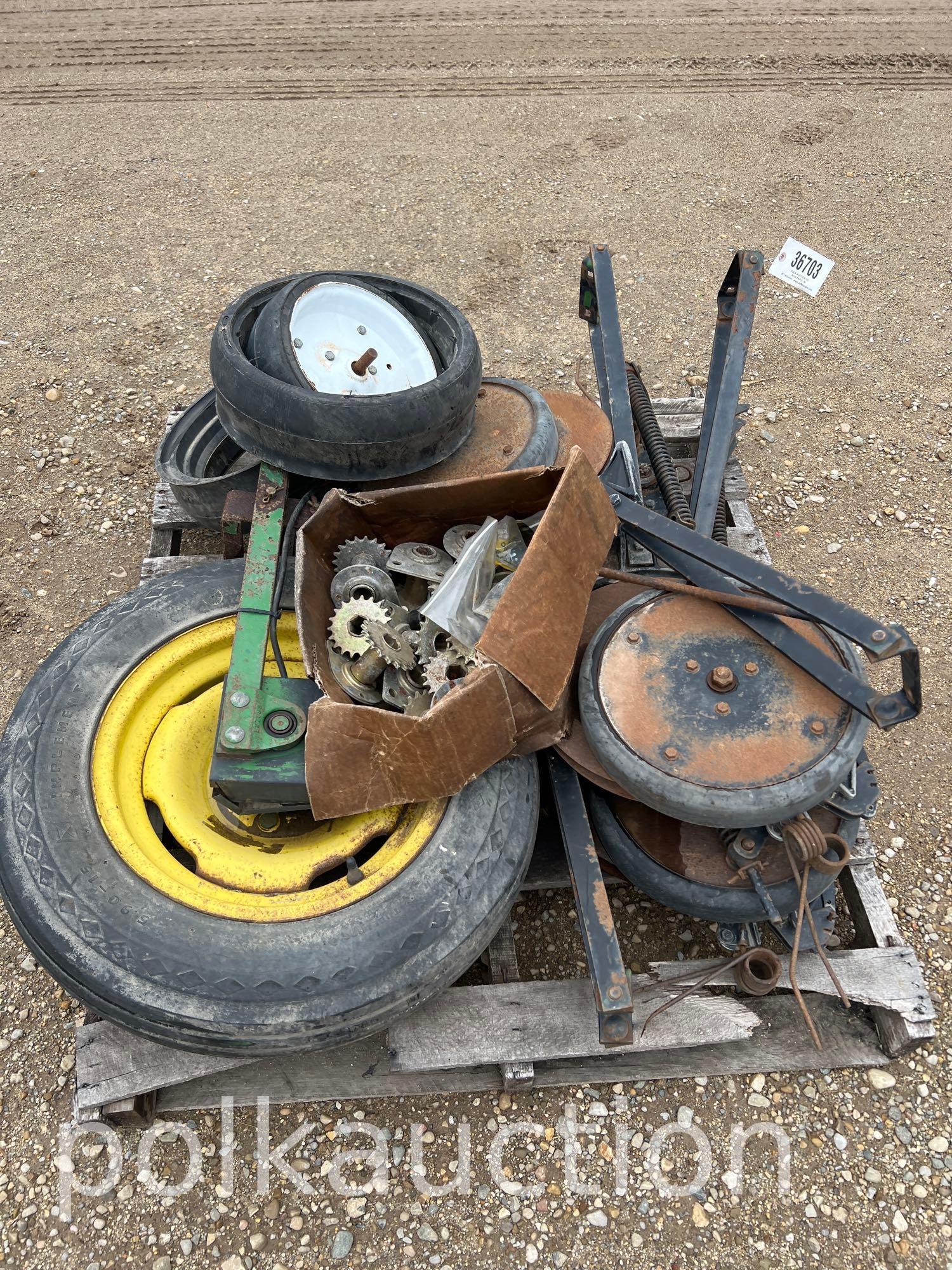 SKID OF PLANTER PARTS