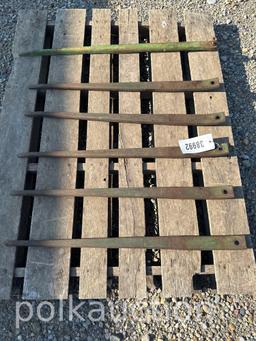 38992-(6) JOHN DEERE MANURE BUCKET TEETH