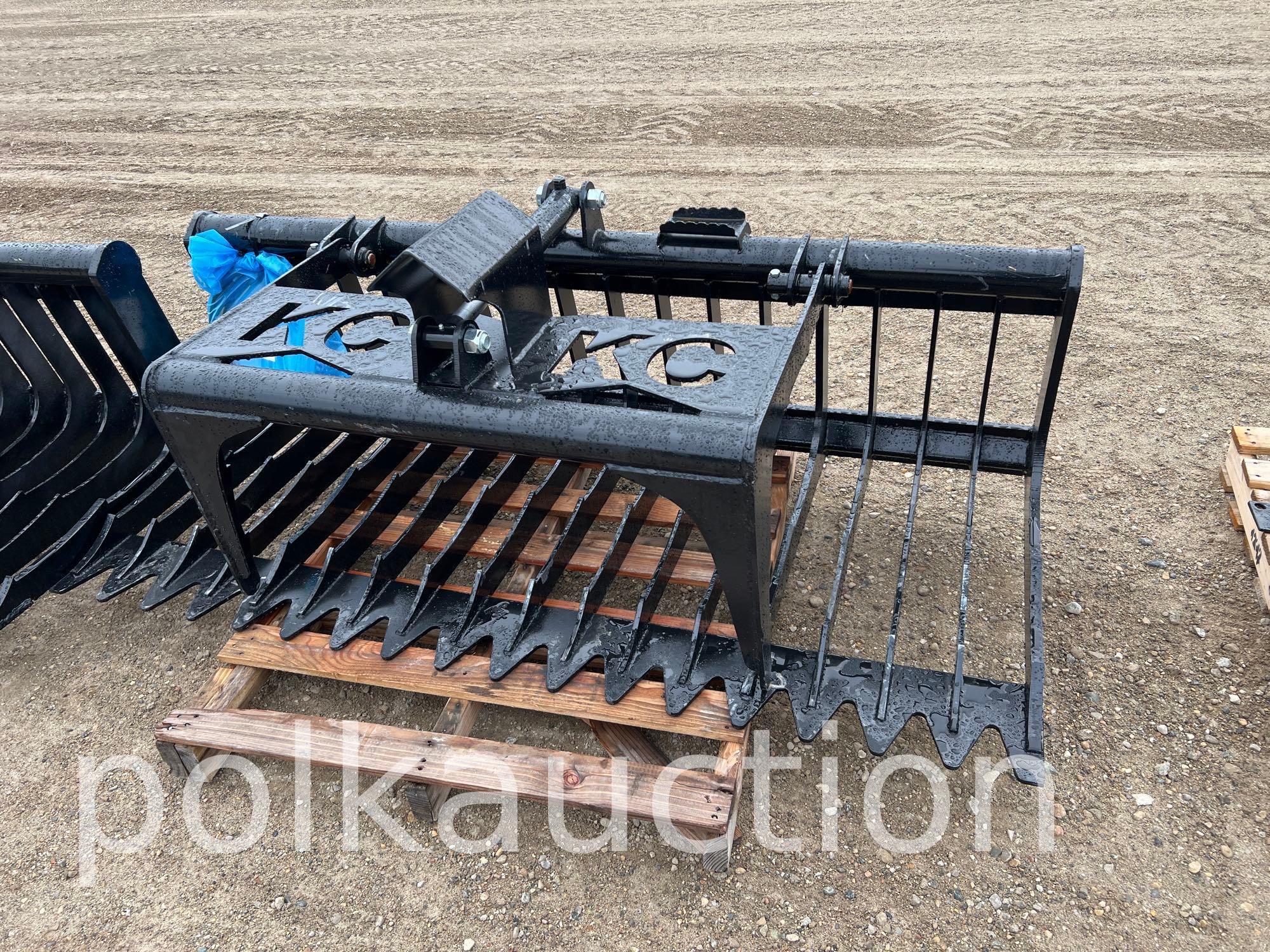 39864-SINGLE CYLINDER SKELETON GRAPPLE BUCKET