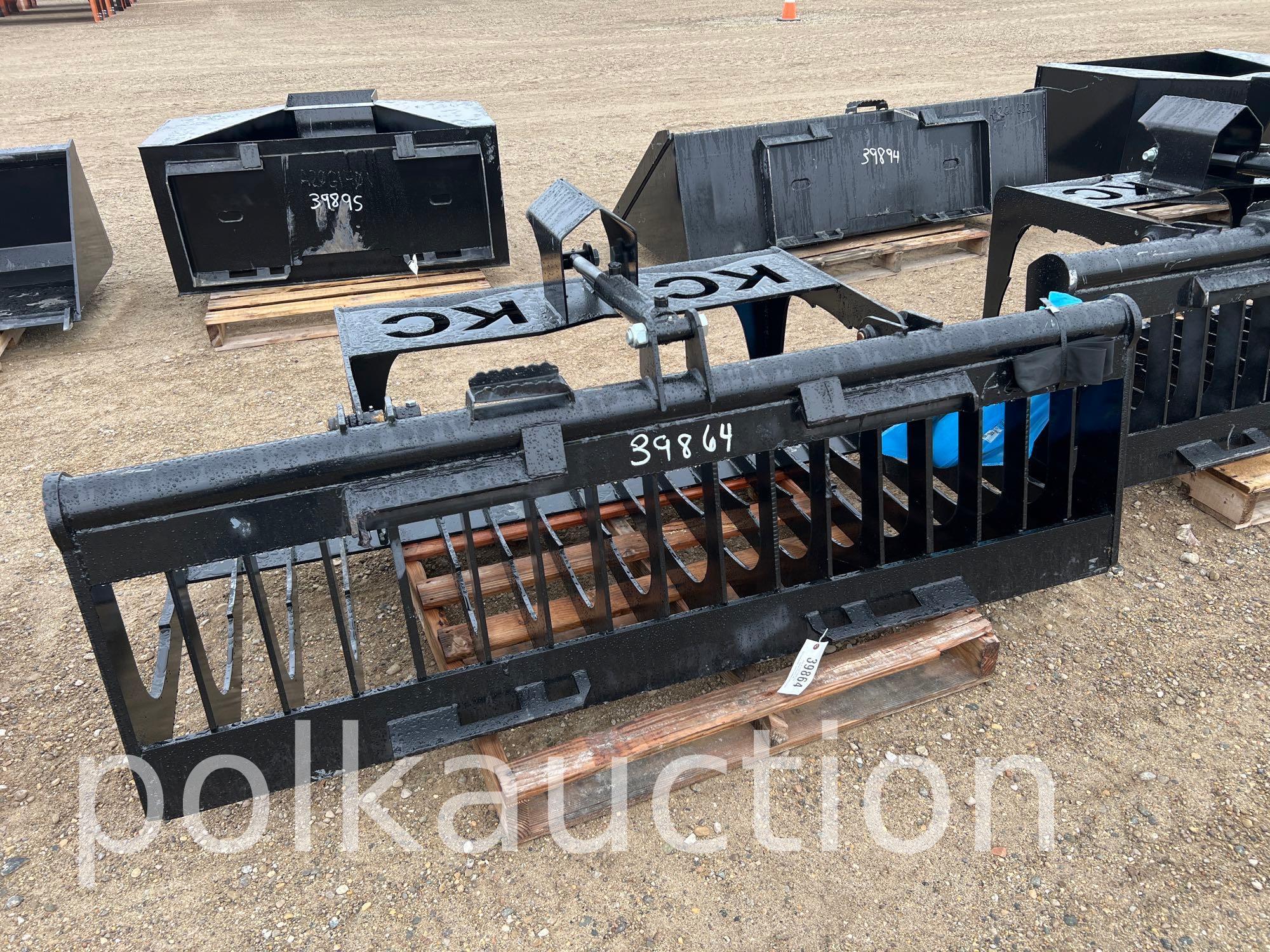 39864-SINGLE CYLINDER SKELETON GRAPPLE BUCKET