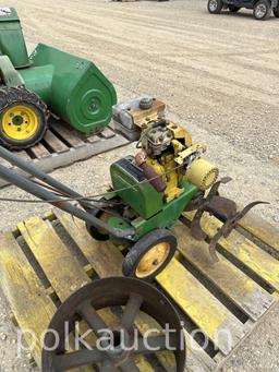 728-JOHN DEERE 220 T TILLER