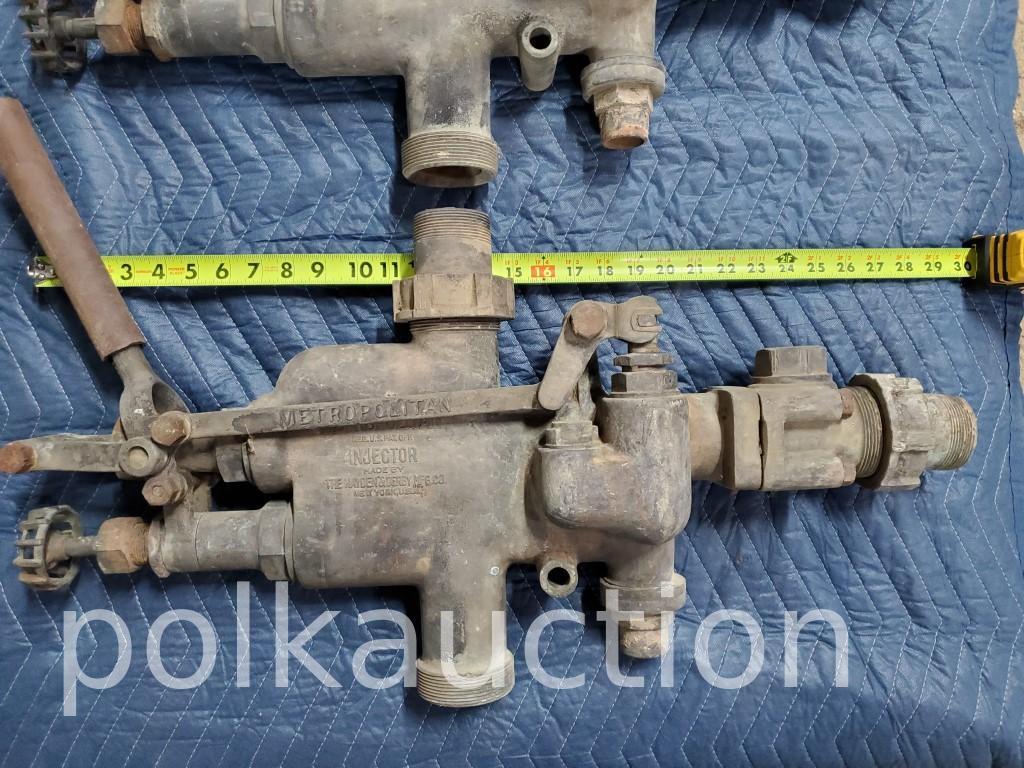 METROPOLITAN STEAM LOCOMOTIVE BOILER  INJECTORS