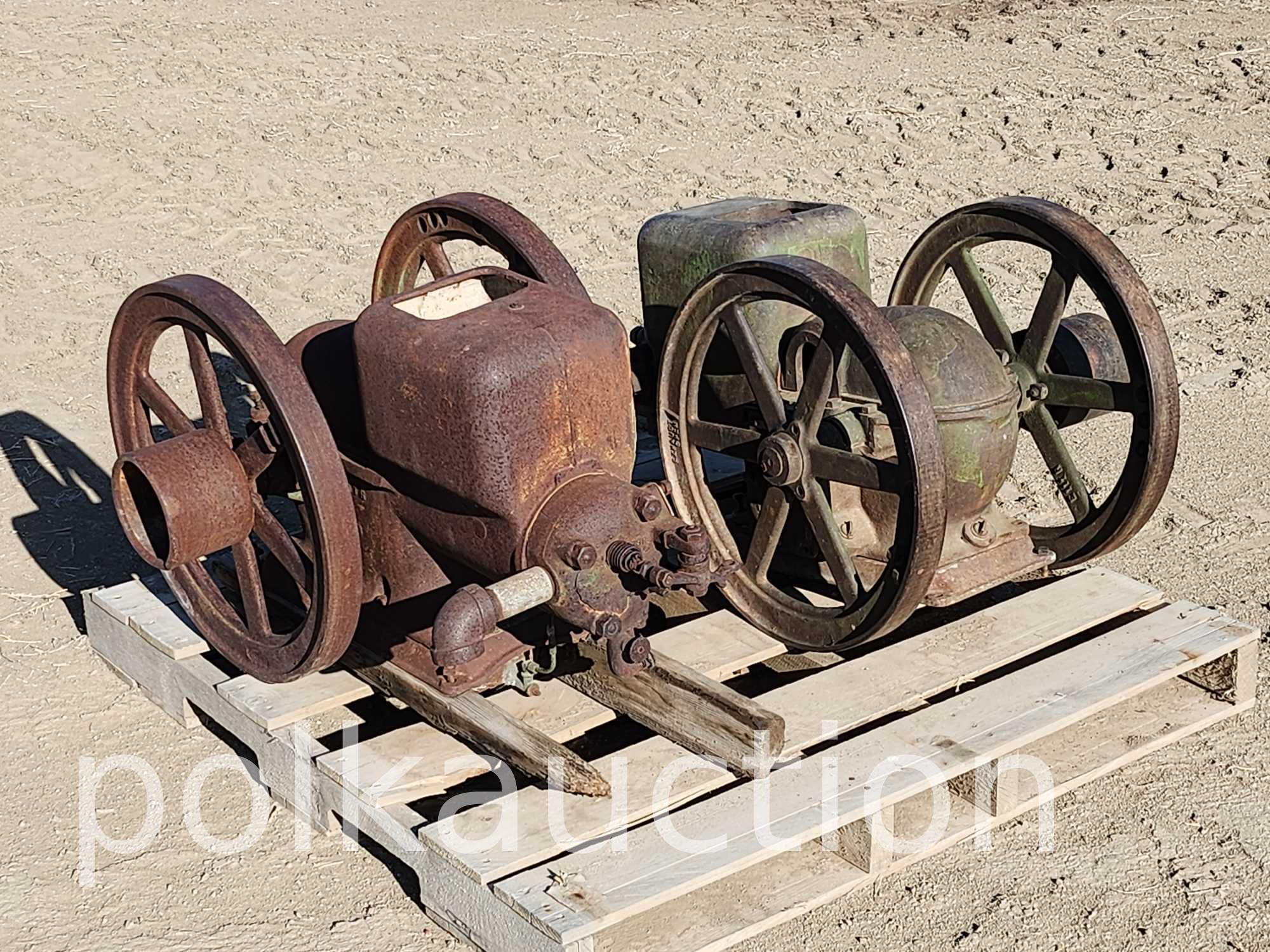 PAIR OF3HP JOHN DEERE ENGINES