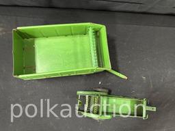 147-JOHN DEERE SPREADER & WAGON
