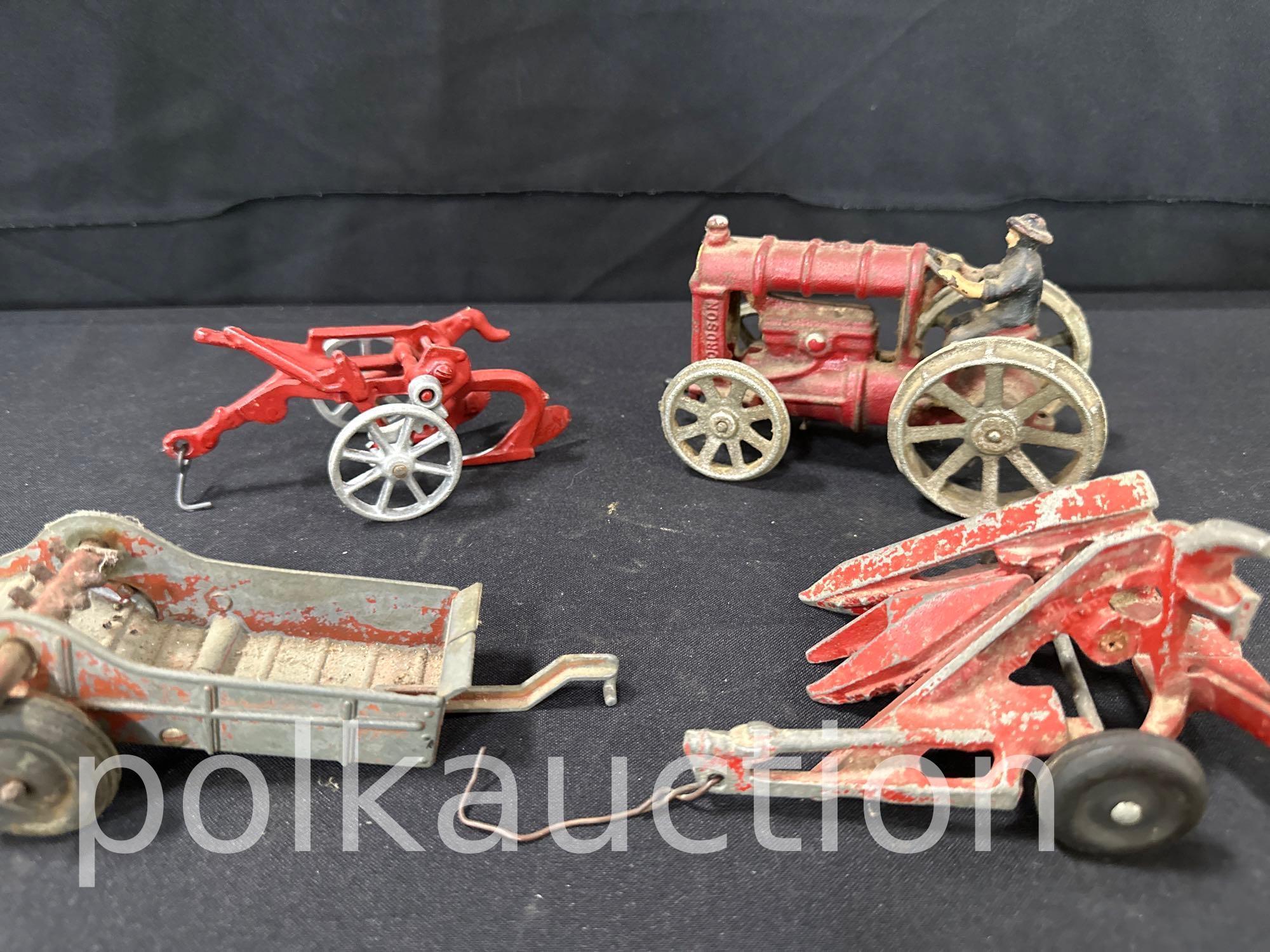 162-MISC CAST IRON TOYS