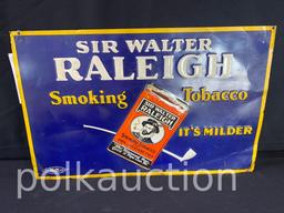 39288-SIR WALTER RALEIGH TOBACCO SIGN