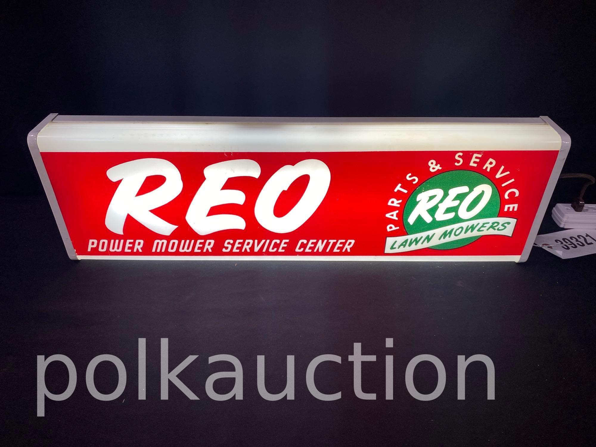 39321-REO LIGHTED SIGN