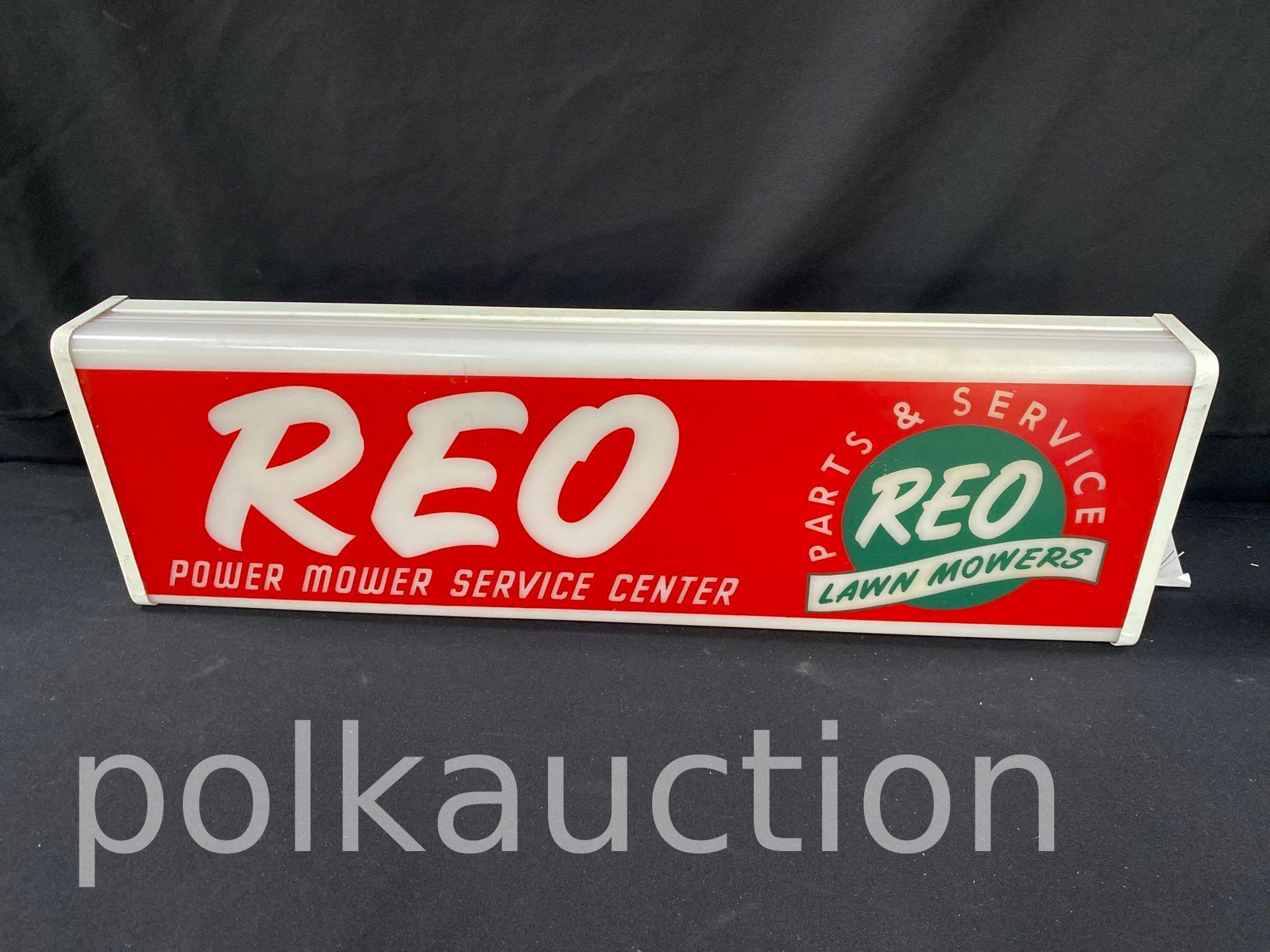 39321-REO LIGHTED SIGN