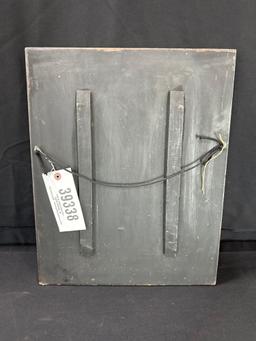 39338-FRAMED COCA-COLA ADVERTISEMENT