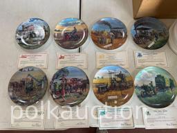 39734-(8) JOHN DEERE COLLECTORS PLATES