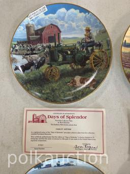 39734-(8) JOHN DEERE COLLECTORS PLATES