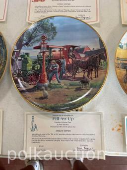 39734-(8) JOHN DEERE COLLECTORS PLATES