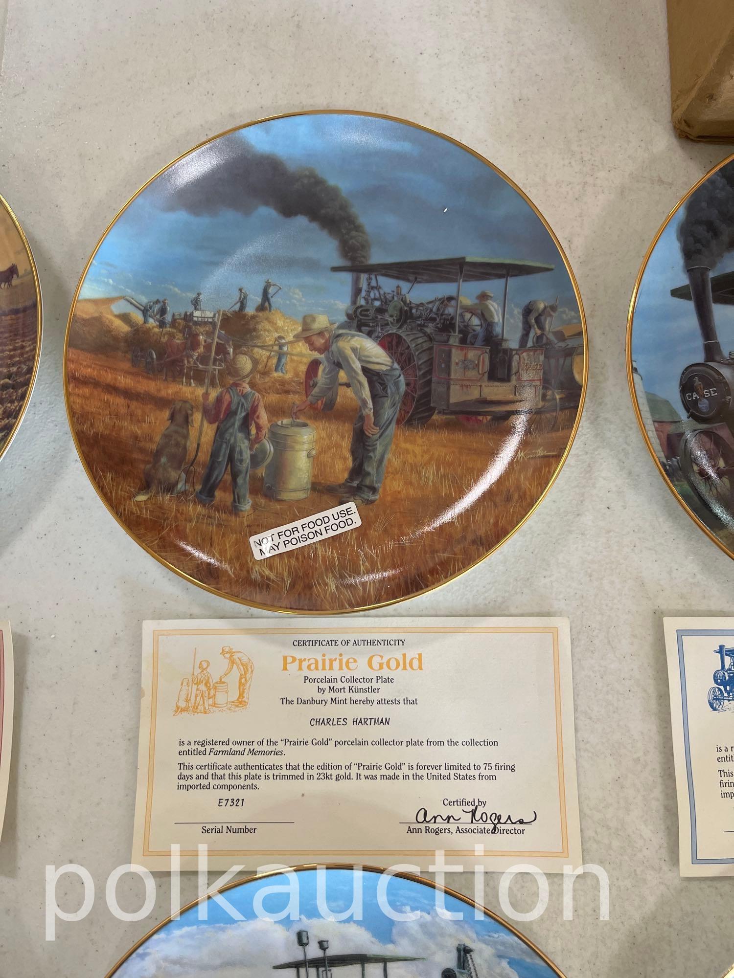 39734-(8) JOHN DEERE COLLECTORS PLATES