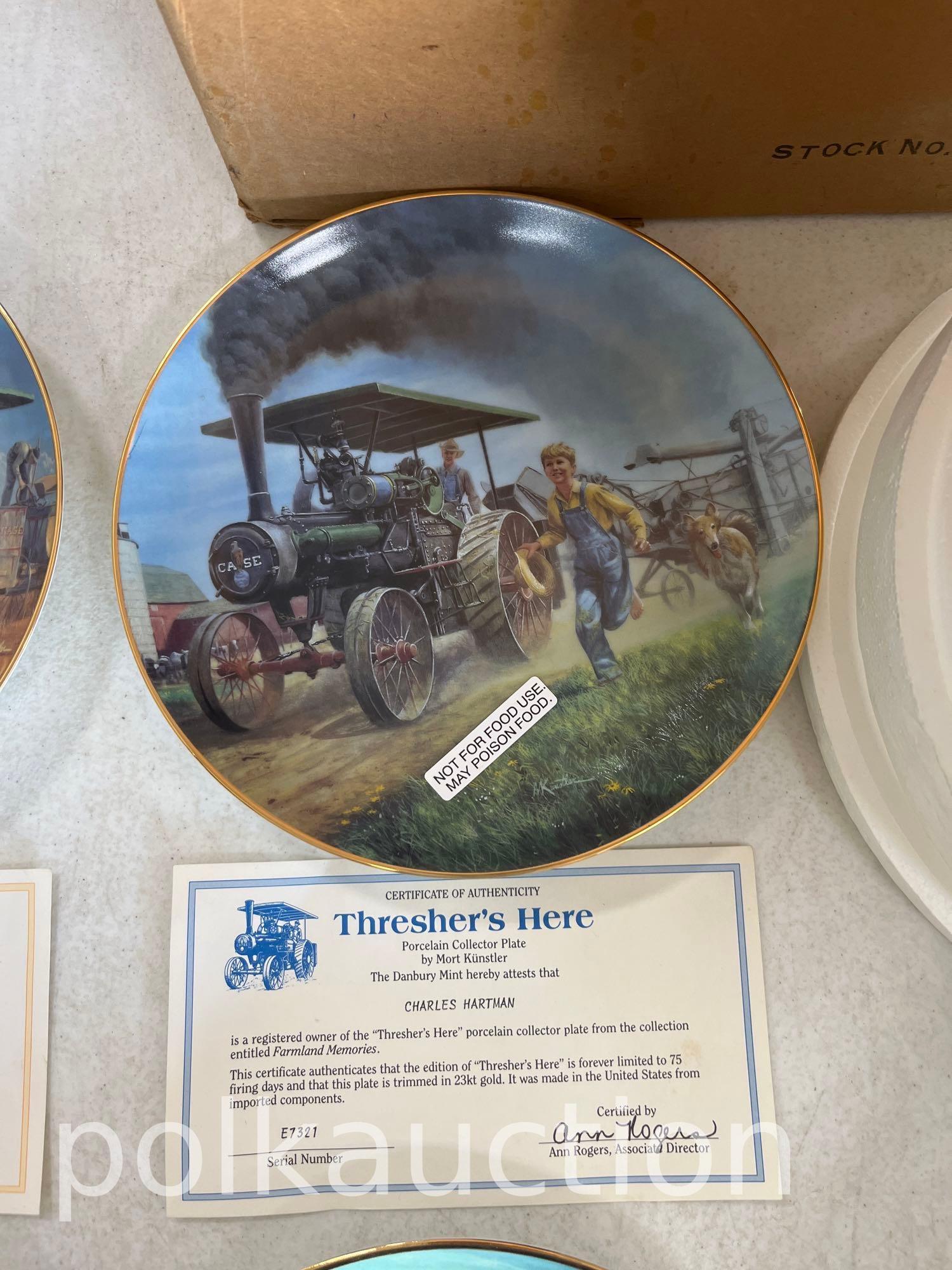 39734-(8) JOHN DEERE COLLECTORS PLATES