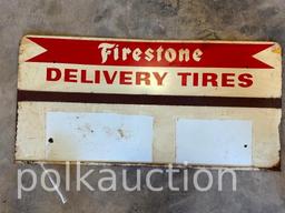 FIRESTONE DELIVERY TIRES SIGN