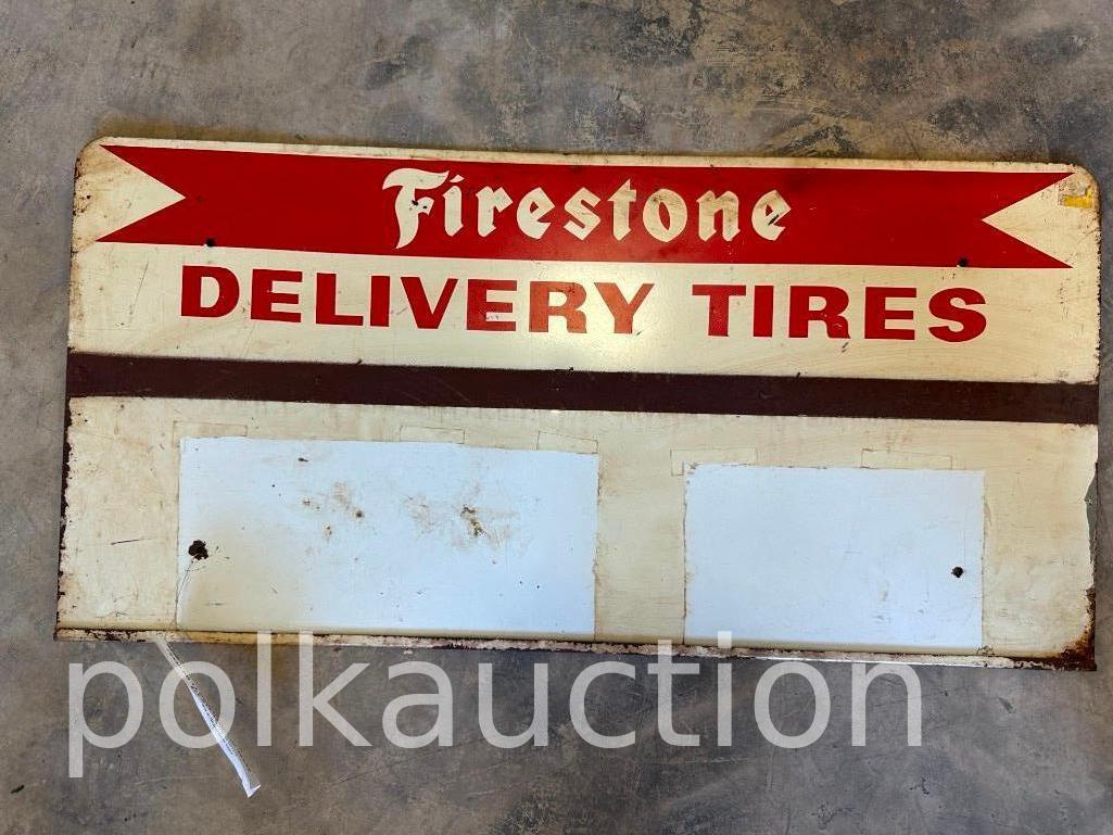 FIRESTONE DELIVERY TIRES SIGN