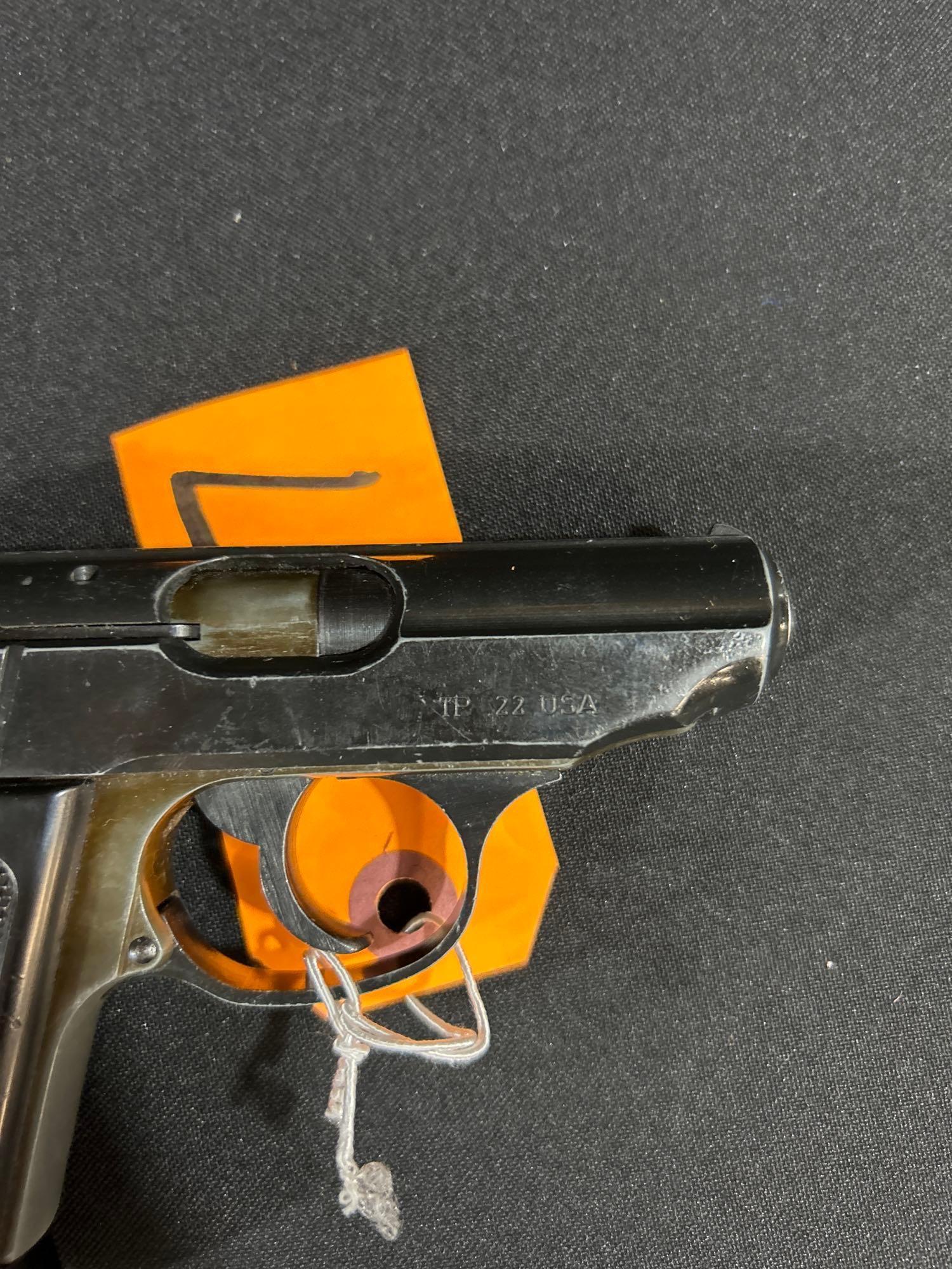 IVER JOHNSON TP22 PISTOL .22 (SN# AE35210)