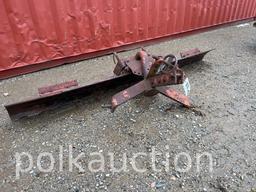 974-ALLIS-CHALMERS 3 PT 8' GRADER BLADE