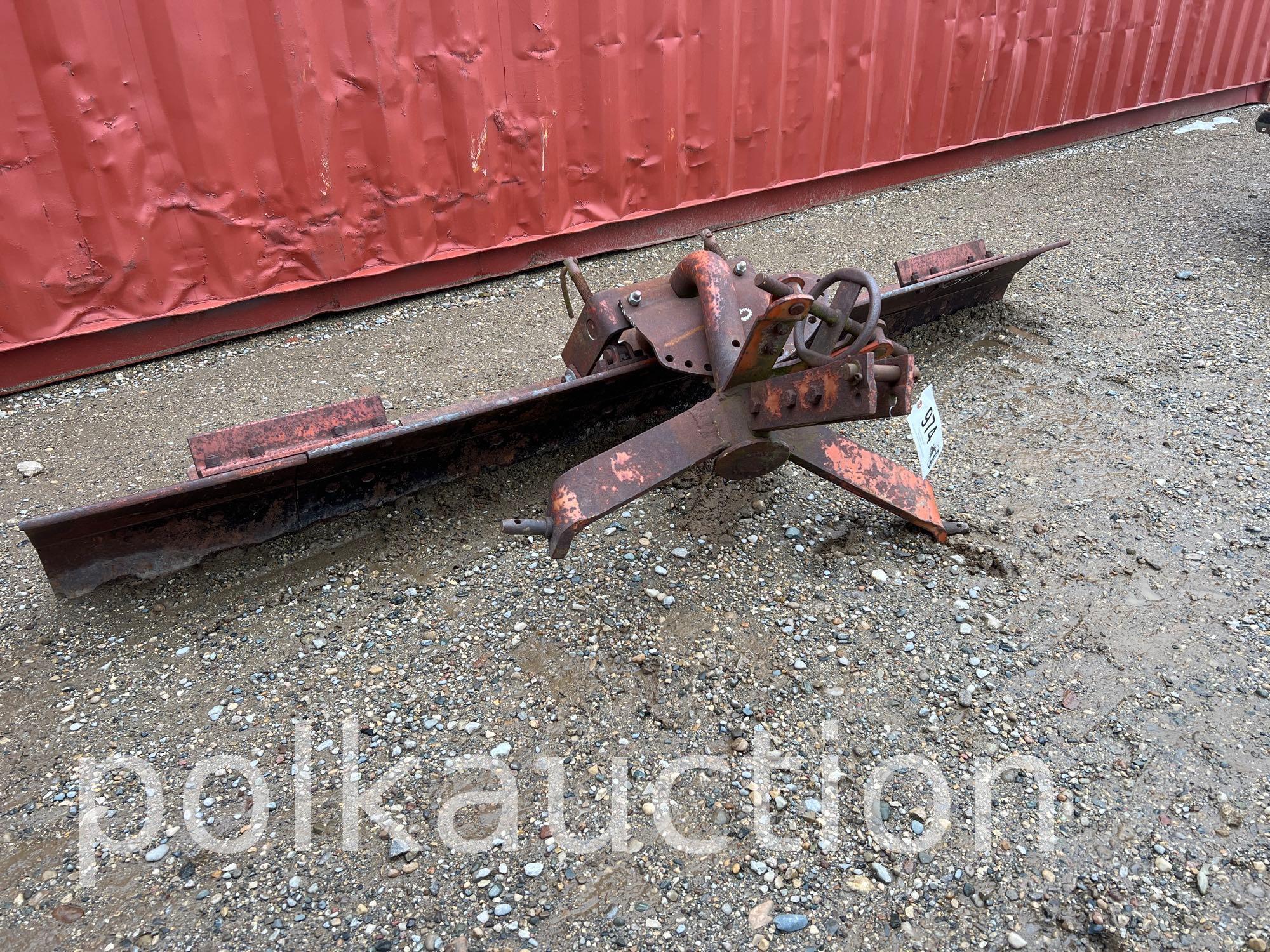 974-ALLIS-CHALMERS 3 PT 8' GRADER BLADE