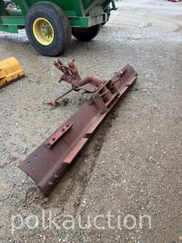974-ALLIS-CHALMERS 3 PT 8' GRADER BLADE