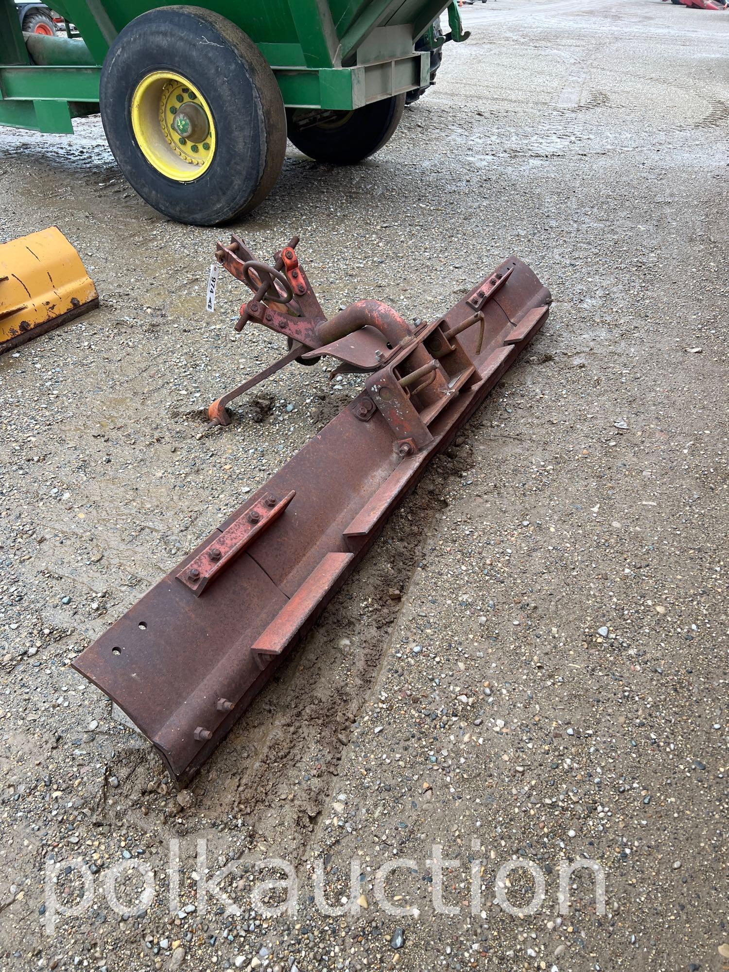 974-ALLIS-CHALMERS 3 PT 8' GRADER BLADE