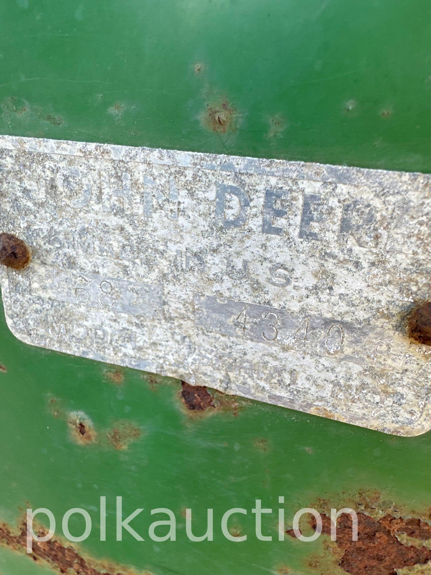 1397-JOHN DEERE 68 GRAIN CART (SN# 4340)