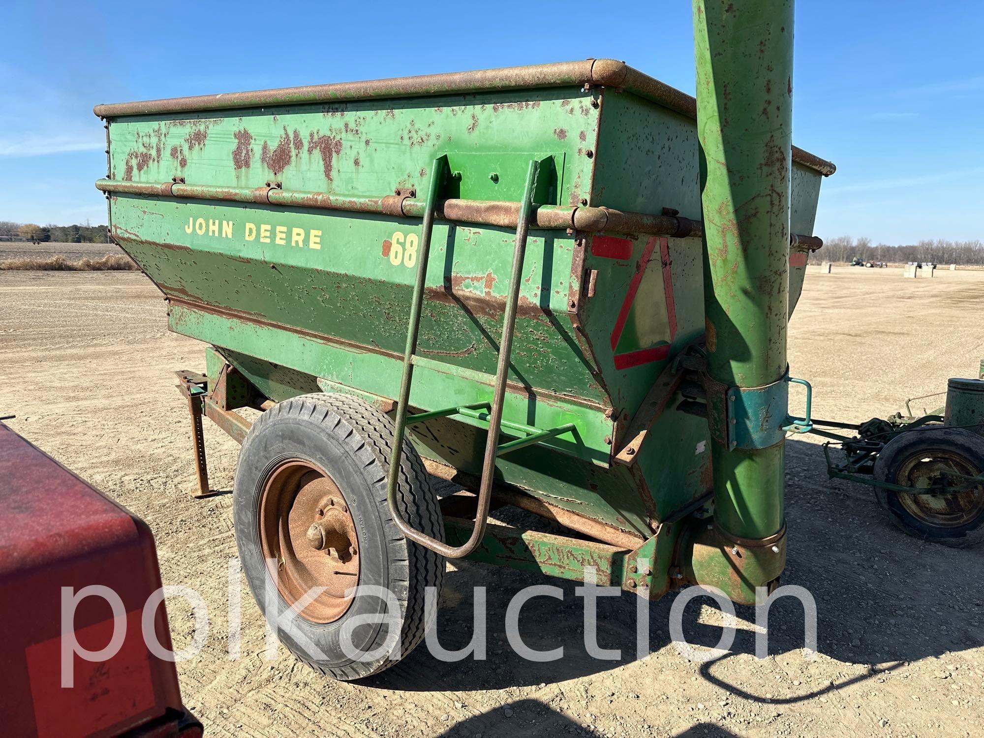 1397-JOHN DEERE 68 GRAIN CART (SN# 4340)