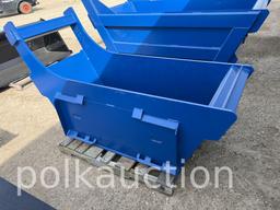 3689-1 YARD BEDDING BOX HEAVY SIDE EXCAVATOR ATTACHMENT