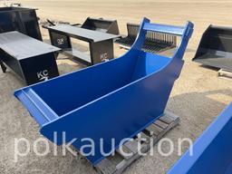 3689-1 YARD BEDDING BOX HEAVY SIDE EXCAVATOR ATTACHMENT