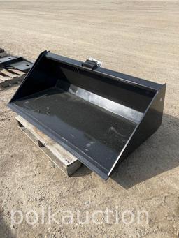 3719-66" SKID STEER BUCKET W/SINGLE BLADE