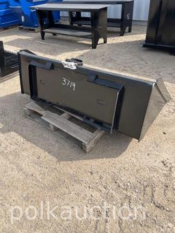 3719-66" SKID STEER BUCKET W/SINGLE BLADE