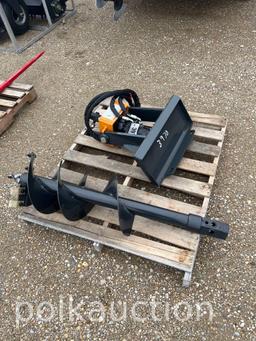 3970-SKID STEER AUGER DRIVE & BIT ATTACHMENT