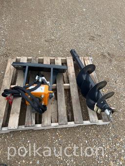 3970-SKID STEER AUGER DRIVE & BIT ATTACHMENT