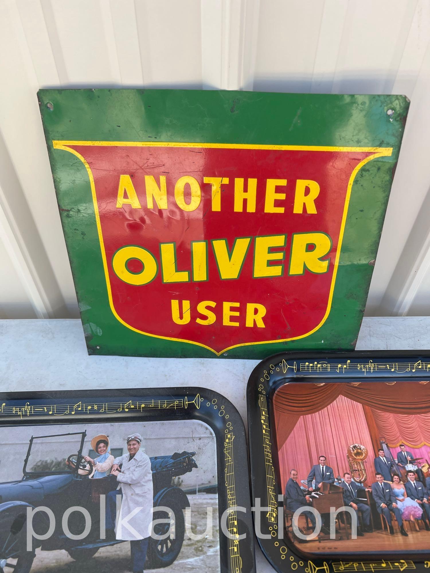 TRAYS & OLIVER SIGN