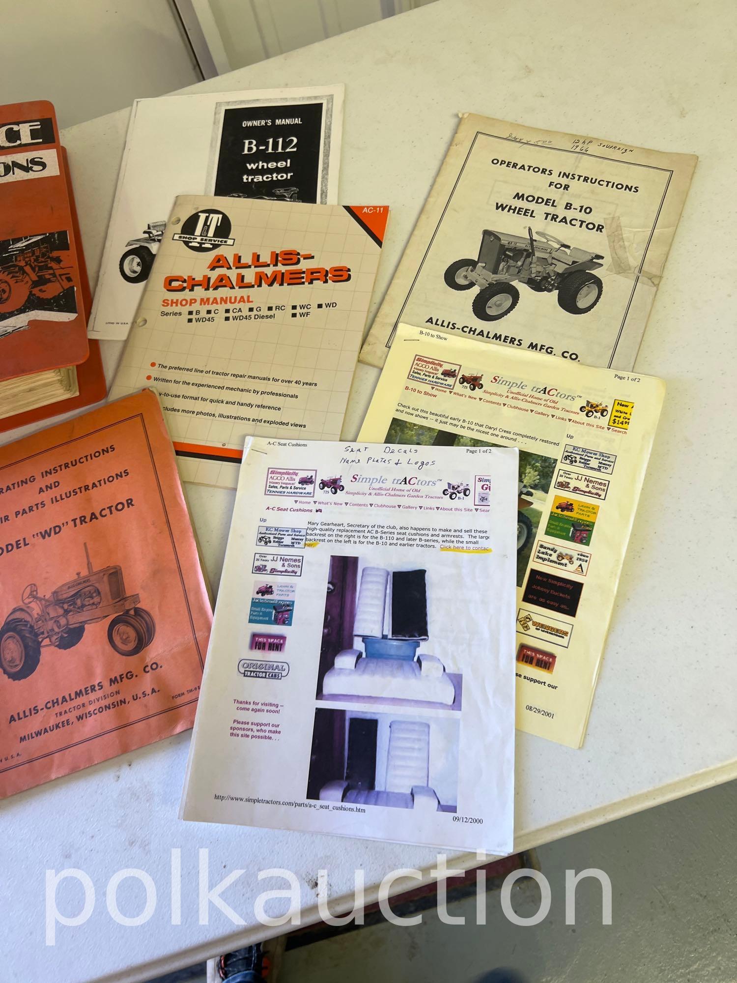 ALLIS CHALMERS LITERATURE