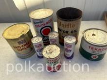 COLLECTIBLE OIL CANS **NO SHIPPING AVAILABLE**