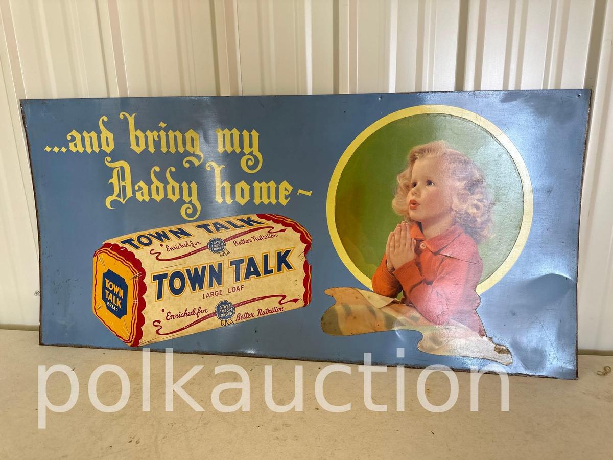 TOWN TALK BREAD SIGN