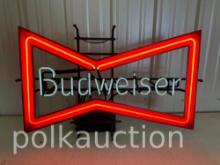 BUDWEISER NEON SIGN  **NO SHIPPING AVAILABLE**
