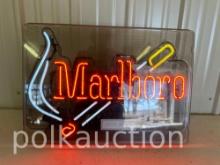 MARLBORO NEON SIGN  **NO SHIPPING AVAILABLE**