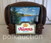 HAMM'S LIGHTED DISPLAY (ROTATES)  **NO SHIPPING AVAILABLE**