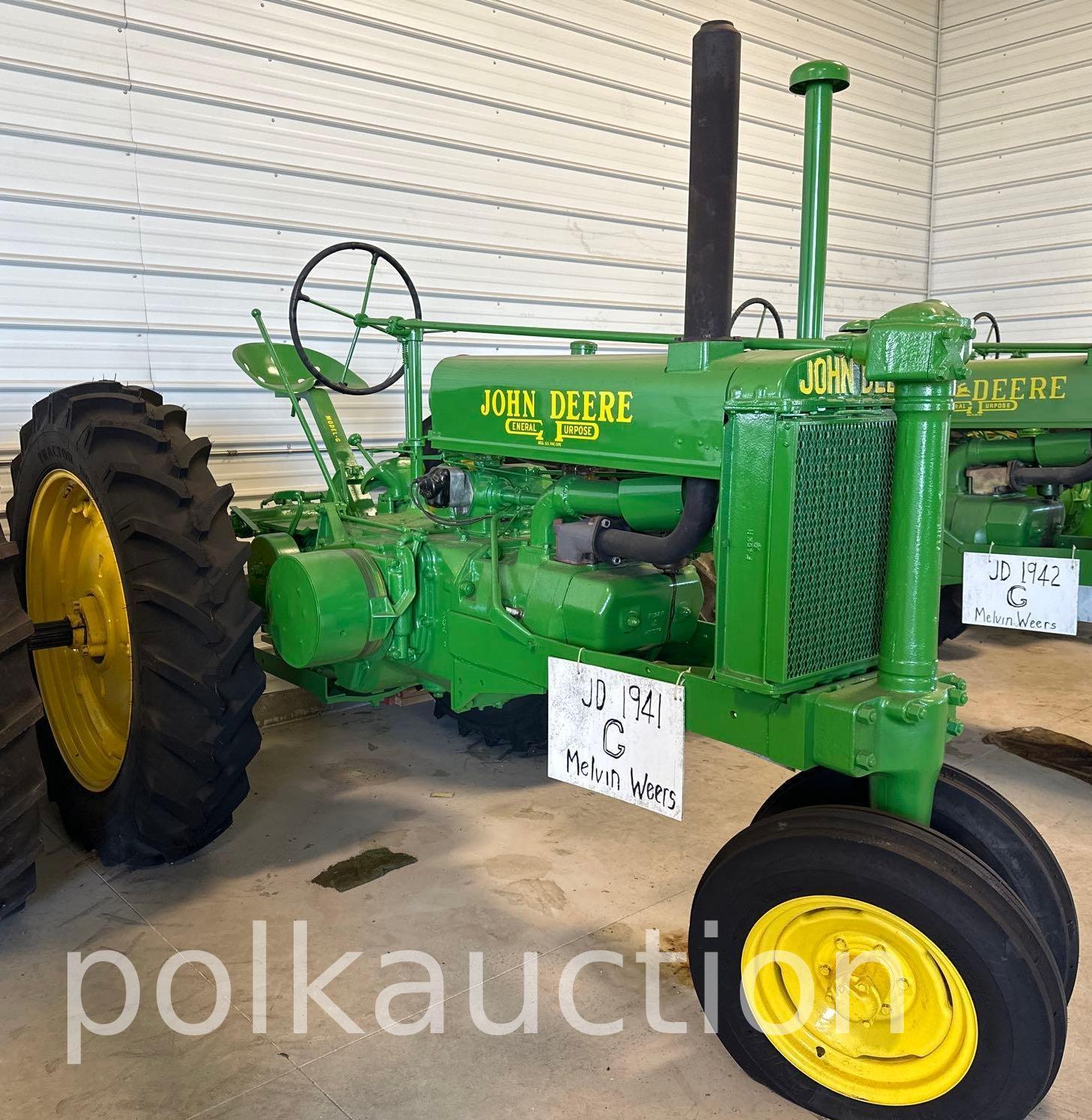 2138-(1941) JOHN DEERE G UNSTYLED (SN# 11315)