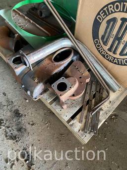 2157-JOHN DEERE G LOW RADIATOR COMPLETE ASSEMBLY