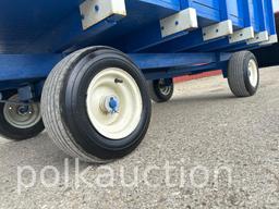 2939-NEW HOLLAND WAGON ON RUNNING GEAR