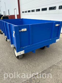 2939-NEW HOLLAND WAGON ON RUNNING GEAR