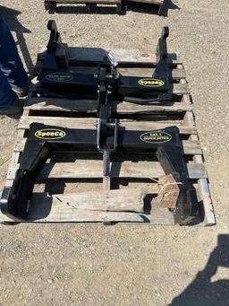 6852-(2) SPEECO CAT 1 QUICK HITCH