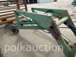 7106-JOHN DEERE TYPE E046A HYD FRONT LOADER  w/ 7' BUCKET